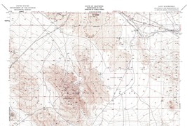 Lavic Quadrangle, California 1955 Topo Map USGS 15 Minute Topographic - £17.29 GBP