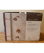 NEW Allen + Roth Tub and Shower Faucet Brushed Bronze Finish Harlow 2517117 - $79.99