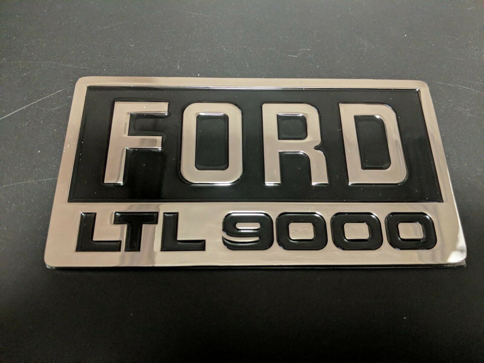 Ford LTL 9000 Metal Truck (OEM SIZE) Cab Emblems/Self Adhesive