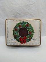 **EMPTY TIN** 1990 Oreo Warmest Holiday Wishes Holiday Tin 8&quot; X 6&quot; X 2 1/2&quot; - £21.78 GBP