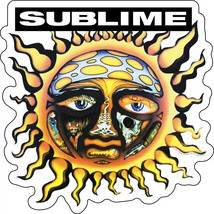 Sublime Sun Logo Sticker Multi-Color - £7.97 GBP