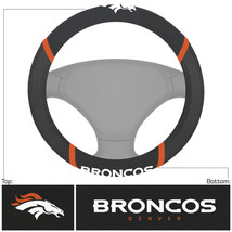 Denver Broncos Steering Wheel Cover Mesh/Stitched - $1,043.65 MXN