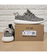 Adidas Yeezy Boost 350 Size 6 Turtle Dove 2022 Blue Grey Core White AQ4832 - £240.37 GBP