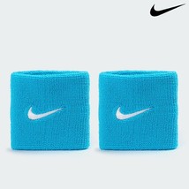 Nike Tennis Premier Wristband S Sportswear Running Band Sky Blue 2pcs DB... - $29.61