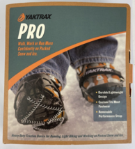 Yaktrax Winter Traction Hiking Walking Cleats for Snow Ice Rock Black Small - £13.95 GBP