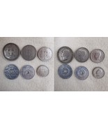 1954 Greek Coin Set (6) King Paul I Drachma &amp; Lepta - Rare Historical Coins - $93.68 CAD