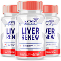 3 Pack Liver Renew Daily Support for Liver Health and Wellness 180 Capsules - £64.01 GBP