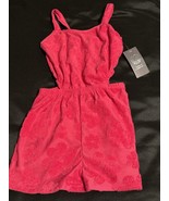 Vince Camuto Girls Size 7 Romper Pink Terry Floral NWT One-Piece Summer ... - $26.00 CAD