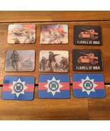 (9) Flames Of War Miniature Game Acrylic Objective Tokens - $41.75 CAD