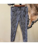 Dear John Giselle High Waisted Snake Print Skinny Jean 27 - $544.14 MXN