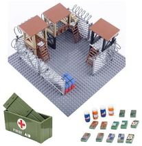 Constructions Toy Solider Figures Gifts Military Scene Weapons Guns Bric... - £19.57 GBP