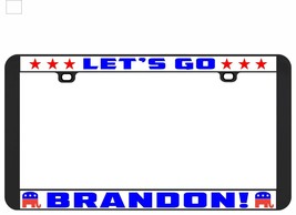 Let&#39;s Go Brandon Joe Biden Republican License Plate Frame Tag Support Stars-
... - £5.75 GBP