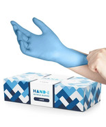 100 Count Hand-E Nitrile Gloves 3 Mil, Blue Disposable - Size Large - La... - $9.99