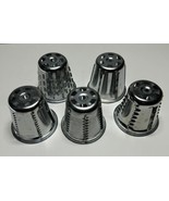 5 Steel Cone Attachments Graters Slicers Lot for VTG Saladmaster Food Pr... - £11.55 GBP