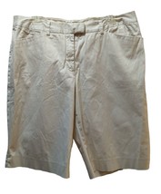 Pendleton Women&#39;s 14 khakis walking Bermuda shorts tan cotton blend - $14.84