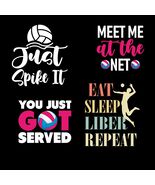 Volleyball Dad 4 Funny Design Father’s Day Gift Volleyball Lovers Retro ... - $6.00