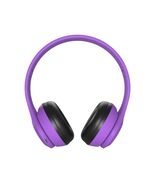 GEMS Over Ear Wireless Headphones Purple Built-In Mic Micro USB - $17.42 CAD