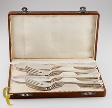 Wilkens Chippendale Sterling Silver 925 Fish Fork And Knives Set 16 Pieces + Box - £1,519.26 GBP