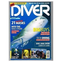 Diver Magazine October 2008 mbox2972/b 21 Big Boys Whale sharks and baitballs of - £4.70 GBP