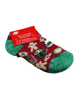 Christmas House Christmas Gingerbread Low Cut Socks Fits Shoes 1-7 - £7.34 GBP