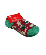 Christmas House Christmas Gingerbread Low Cut Socks Fits Shoes 1-7 - $178.76 MXN