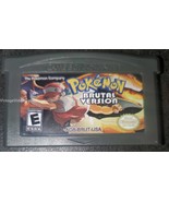 Pokemon Brutal GBA Game Cartridge Rare GameBoy Advance Custom ROM Video ... - £14.91 GBP