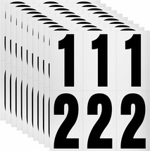 60 Numbers, Reflective Adhesive Mailbox Number Pack, 3&quot;, Waterproof Number  - $23.77