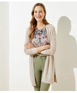 Loft Petite Casual Duster Cardigan Sweater NEW Linen Blend All Seasons  ... - $40.97 CAD