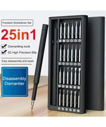 25-In-1 Magnetic Screwdriver Set – Precision Bits for Electronics - $130.17 MXN