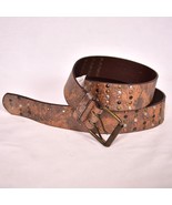 Brown Belt Studded Size S/M - £8.99 GBP