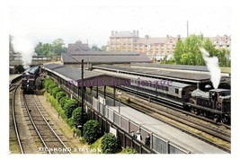 ptc3323 - Surrey - Steam Train arriving at Richmond Railway Station - pr... - £2.09 GBP