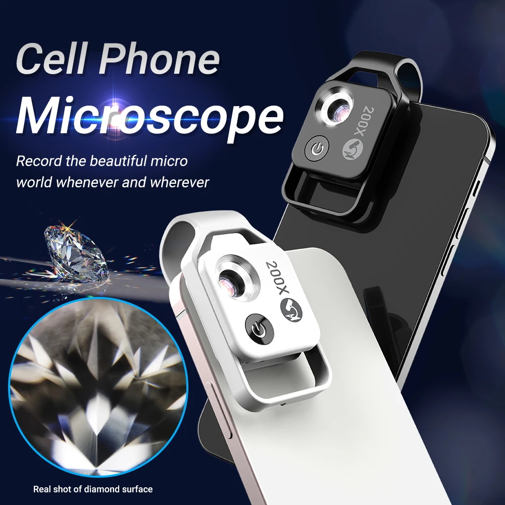 Sporting APEXEL HD Digital 200x MicroA Zoom Lens LED Light Micro Aro Pocket Lene - £61.63 GBP