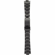 Mens 18-20-22mm Black Multi-End Piece Link Watch Band - £71.43 GBP