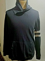 Men&#39;s Black Long Sleeve Cotton Sweater Size Xl PRE-OWNED Condition - £11.56 GBP