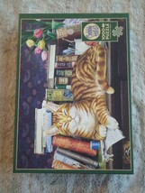 Cobble Hill 1000 Piece Geoffrey Tristram MARMADUKE Random Cut Jigsaw Puzzle Cat - £16.33 GBP