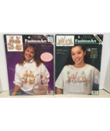 2 Dimensions Fashion Art Full Color Iron-On Transfer Bunny Lineup And Bu... - $237.18 MXN