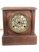 Oak Clock Case Sessions 8 Day Parts For Parts Restoration Or Use As Is - £116.01 GBP