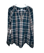 Garnet Hill Organic-Cotton Gauze Plaid Popover Women Size XL NWT Green B... - €36,81 EUR Garnet Hill Organic-Cotton Gauze Plaid Popover Women Size XL NWT Green B... - €36,81 EUR