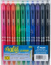 PILOT FriXion Clicker Erasable, Refillable &amp; Retractable Gel Ink Pens, Fine - £25.63 GBP