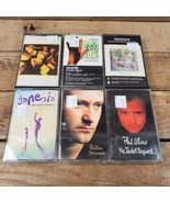 Lot of 6 Cassette Tapes of Genesis &amp; Phil Collins We Can&#39;t Dance Invisib... - £13.99 GBP