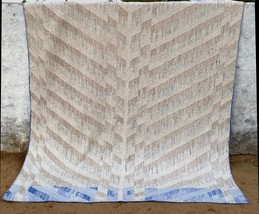Vintage Finish Hand Woven Multi Color Scandinavian Art Silk Flat Weave Kilim Rug - £915.63 GBP