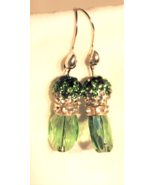 Swarovski Peridot Crystal Dangle Earrings - $30.00