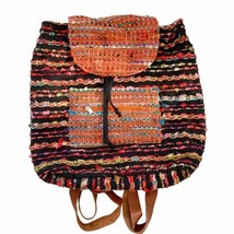 Earthbound Trading Co. Multicolor Woven Boho Backpack - £29.34 GBP