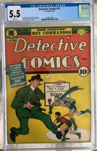Detective Comics #72 (1943) CGC 5.5 -- White pages; Jack Kirby &amp; Bob Kane - £716.13 GBP