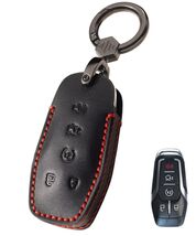 YONUFI Leather Key Fob Cover Remote Case Protector for Ford Explorer Escape - €4,50 YONUFI Leather Key Fob Cover Remote Case Protector for Ford Explorer Escape - €4,50 EUR