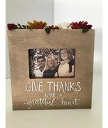Primitives By Kathy Box Frame -Give Thanks with a Grateful Heart 10&quot; Squ... - £7.98 GBP