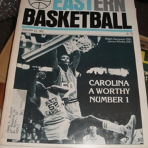 Vintage 1982 Eastern Basketball Magazine James Worthy, Ralph Sampson Cover - $84.15