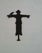 Lot of 12 Scarecrow Cupcake Toppers! Choose your color!! Double Sided!! - $3.85