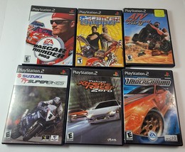 Lot of 6 Playstation 2 PS2 Racing Games COMPLETE - Tokyo Xtreme Racer Zero etc - £38.65 GBP