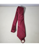 Calvin Klein Tie Silk Mens Red Blue Necktie 56 x 3.25 - £6.26 GBP